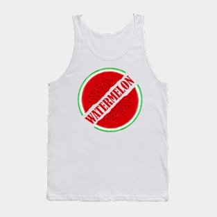 watermelon fruit illustration design Tank Top